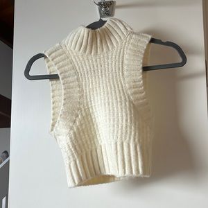 Open back crop top for love and lemon sweater xs